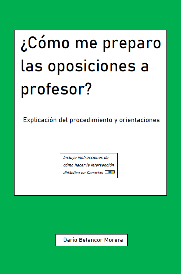 Portada del libro ¿Cómo me preparo las oposiciones a profesor?