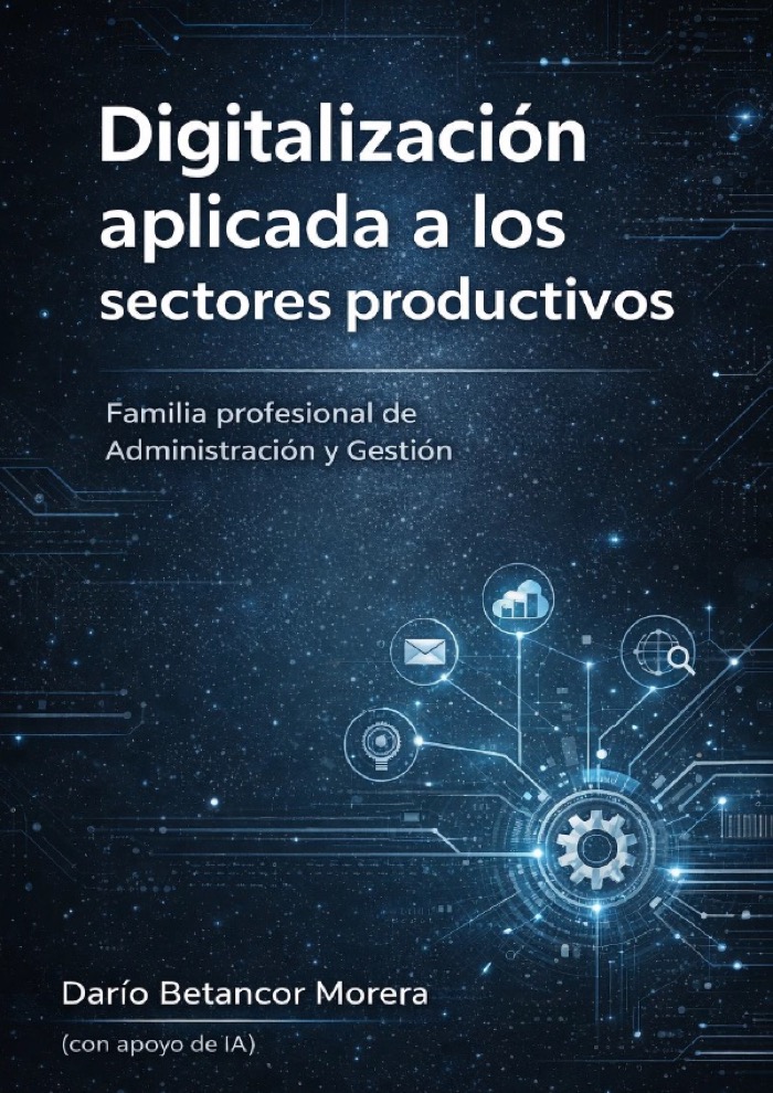 Portada del manual de Digitalización aplicada a los sectores productivos